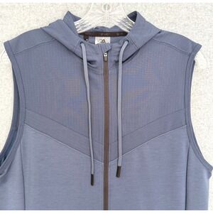 New! VRST Golf Full Zip Hooded Vest Mens Small Indigo Navy Sleeveless MSRP $90